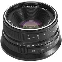 7artisans 25mm F1.8 Manual Focus Prime Fixed Lens Canon (EOS M-Mount)
