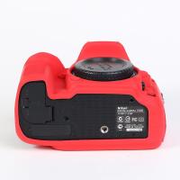 Andoer (Nikon D600/D610) İçin Koruyucu Silikon Kılıf (Kırmızı)